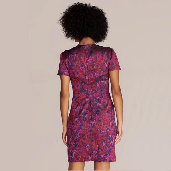 NWT Trina Turk Leigh Tailored Vintage Boho Sheath Dress - Picture 3 of 13